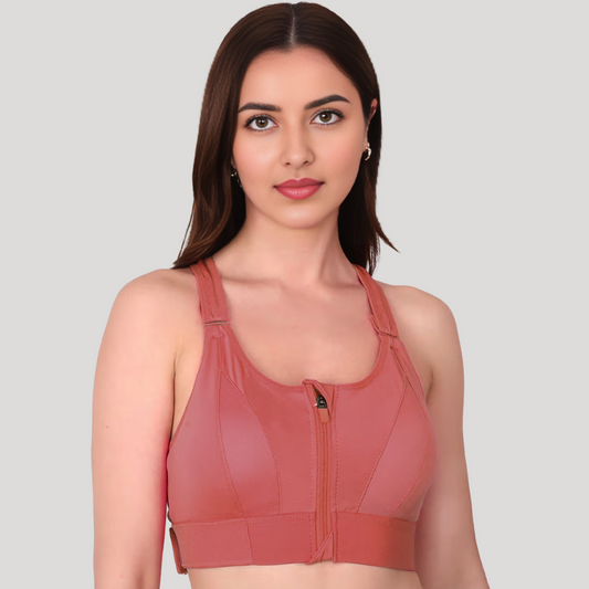 𝐈𝐦𝐩𝐨𝐫𝐭𝐞𝐝 𝐆𝐢𝐫𝐥 𝐅𝐢𝐭 Premium Comfort Bra - Terracotta