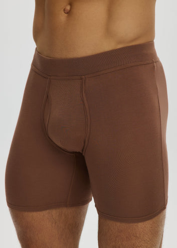Essential Long Boxer Front Opening