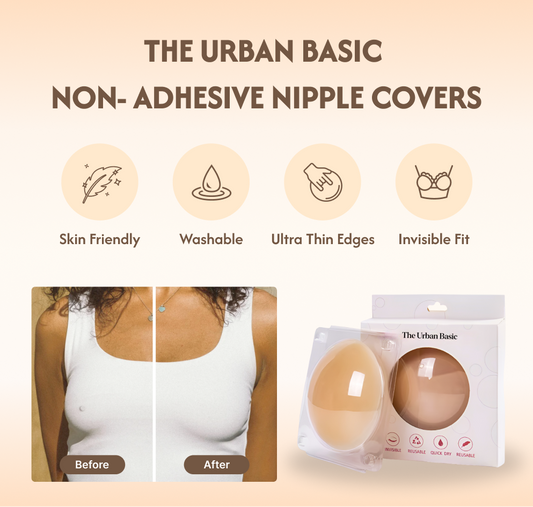 Bamboo Underwears No show Nipple Covers | Non - adhesive