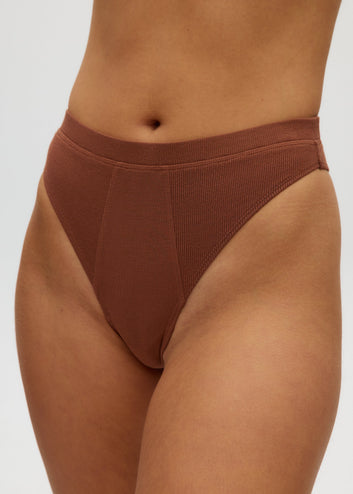 High Waisted Thong
