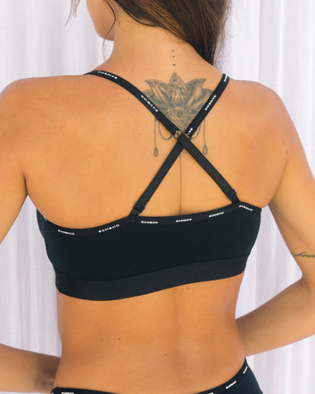 High Logo-Straps Bralette