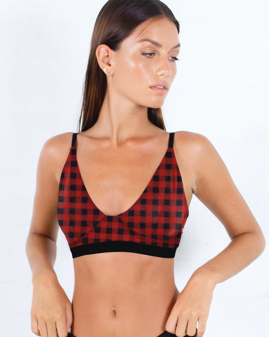 Printed Defined Bralette
